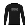 Outline Long Sleeve T-shirt In Black