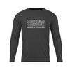 Outline Long Sleeve T-shirt In Charcoal
